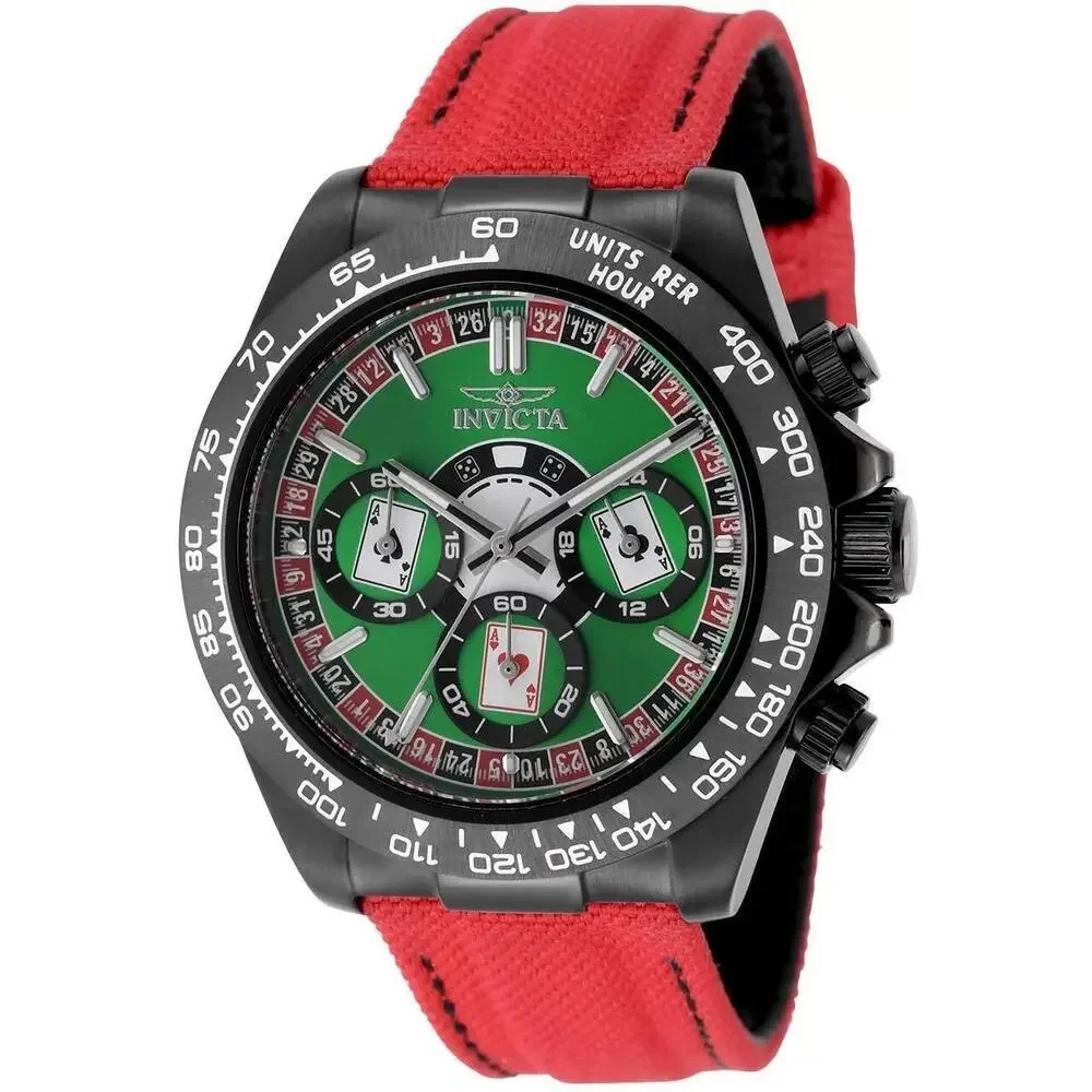 NWT Invicta 50518 Speedway | Quartz | Green | Men's Watch